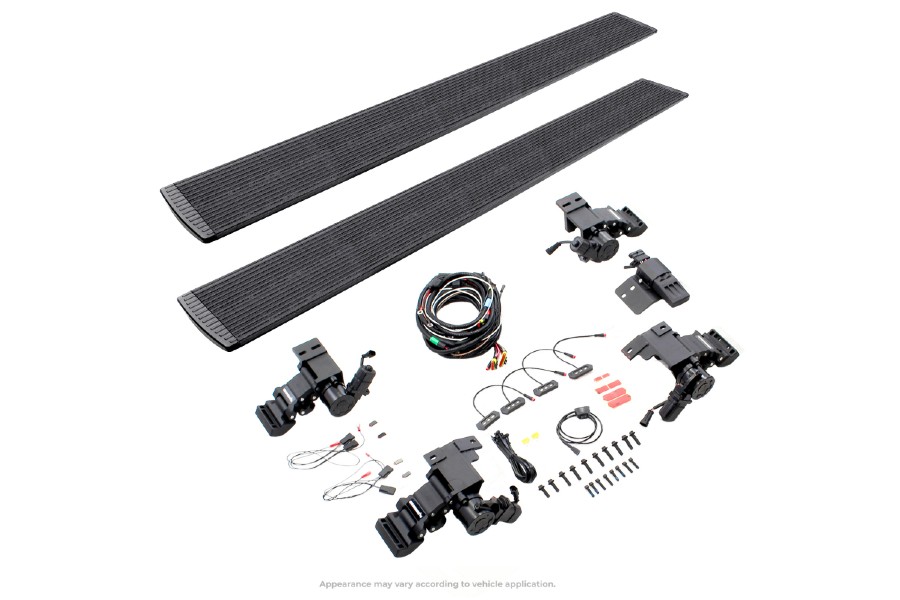Go Rhino E-Board E1 Electric Running Board Kit, Bedliner Coating - Bronco 2dr 2021+