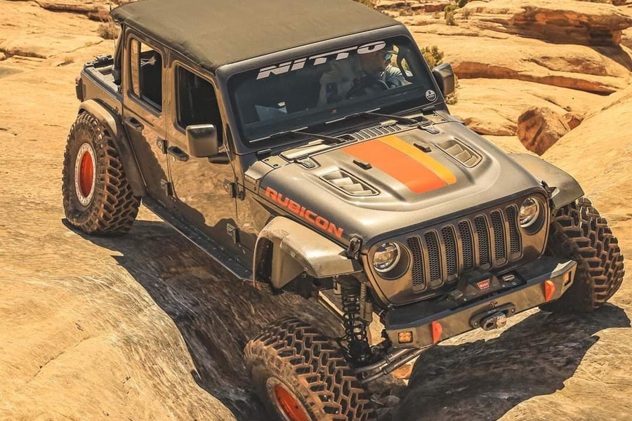 Next Venture Motorsports Steel Adventure Series Front Bumper & Lower Skid Plate w/ 11in Stinger - Bare - JL/JT