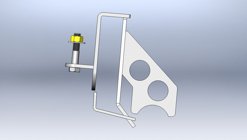 Clayton High Steer Track Bar Mount   - TJ/LJ/XJ/ZJ