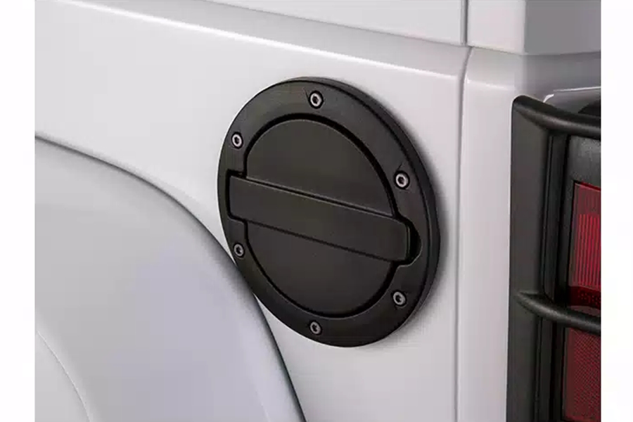 AMP Research Fuel Door - Black - JK