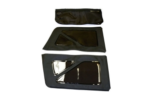 Mopar Soft Top Tinted Window Kit - Black - 07-20 JK 2dr