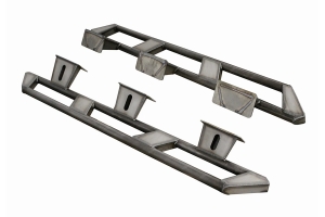 Motobilt Frame Mounted Rocker Guards - Bare - JL 4Dr