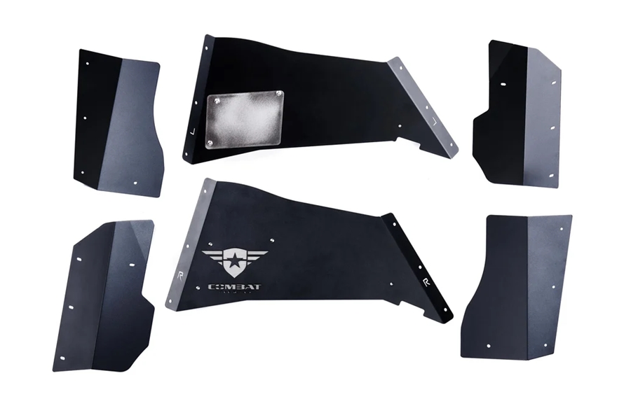 Combat Off Road Battle Ready Aluminum Inner Fender Liner Kit - Rear - JK