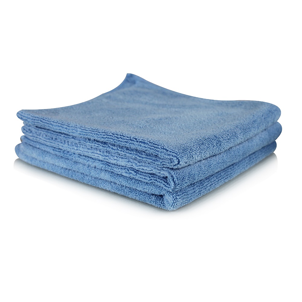 Chemical Guys Workhorse Professional Grade Microfiber Towels Blue - 3 Pack 