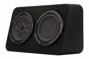 Kicker 8in CompRT 2 Ohm Subwoofer Enclosure 