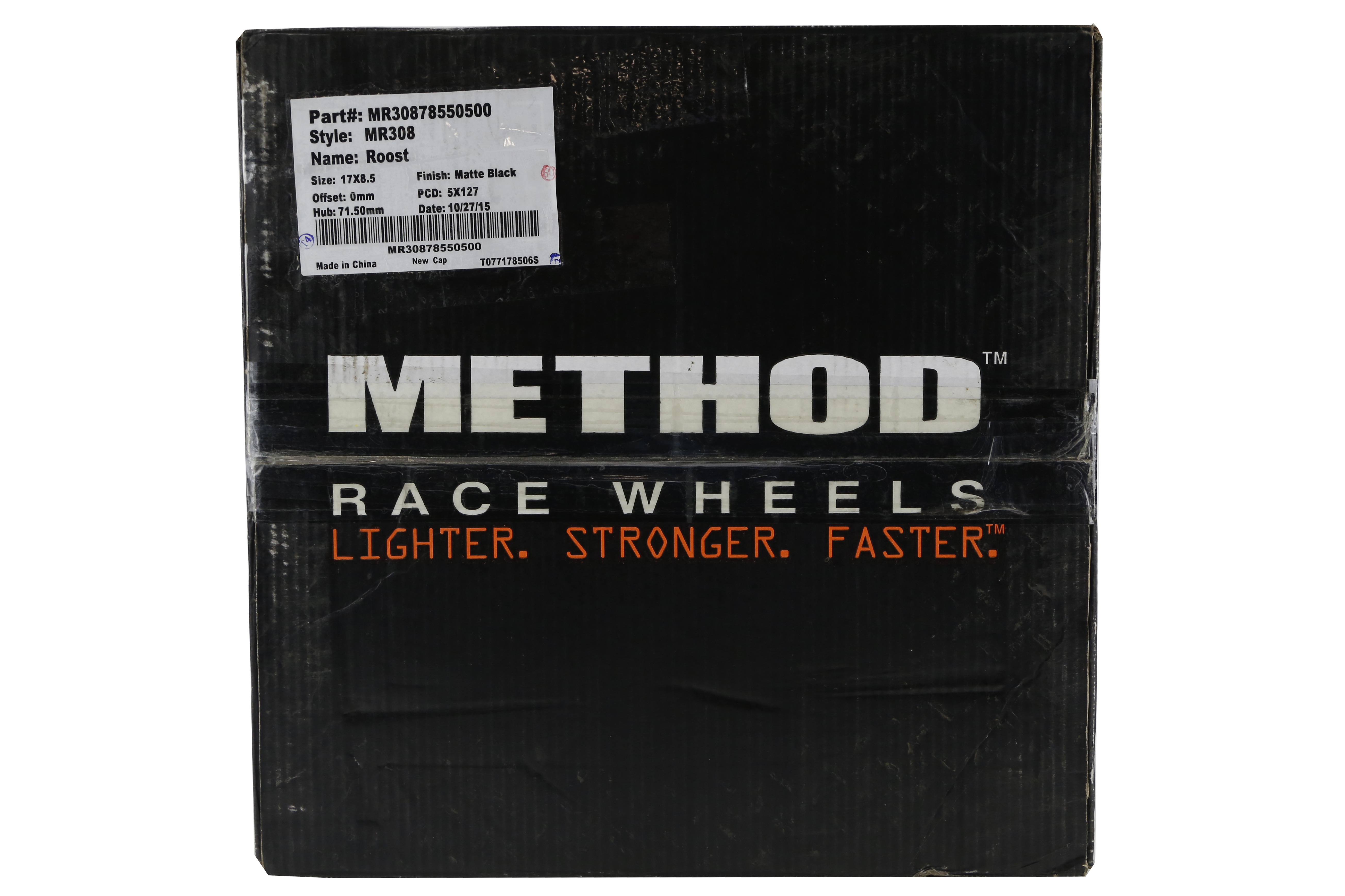 Method Race Wheels Roost Series Wheel 17x8 5x5 Matte Black - JT/JL/JK