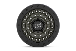 Black Rhino Barricade Wheel, 17x8.5 5x5 -34mm - Olive Green - JT/JL/JK
