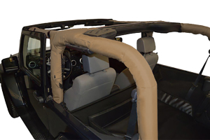 Dirty Dog 4x4 Roll Bar Covers Sand - JK 2dr