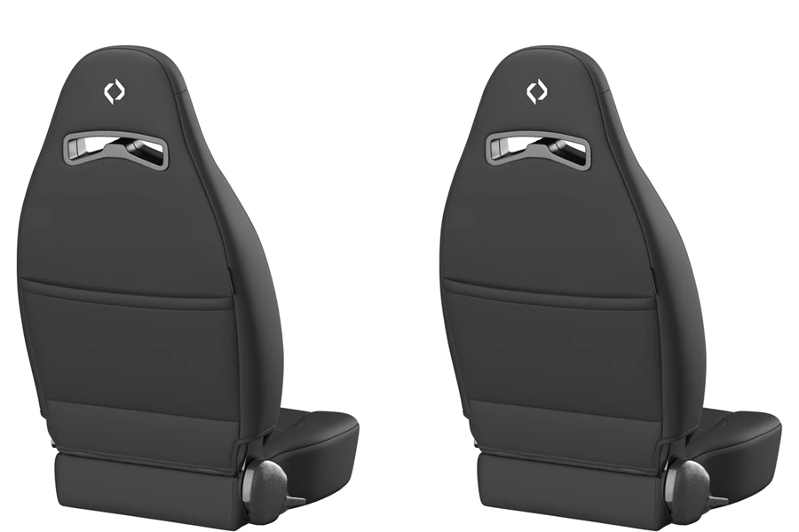 Corbeau Moab Black Neoprene Seat Pair