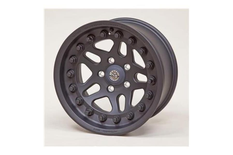 Jeep TJ Hutchinson Rock Monster Beadlock Wheel 17x85 5x45 Black Jeep Rubicon 20032006 60638