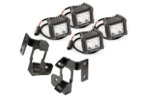 Rugged Ridge A-Pillar Cube Light Mount Kit - JK