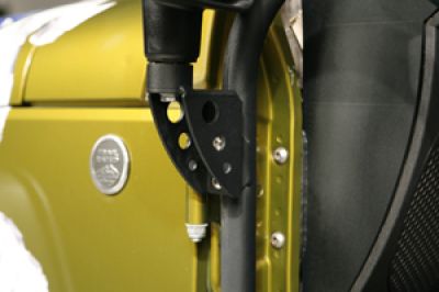 OR-Fab Rock Door Mirror Relocation Brackets Wrinkle Black