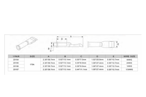 Bulldog Winch Quick Connect Set, 350A