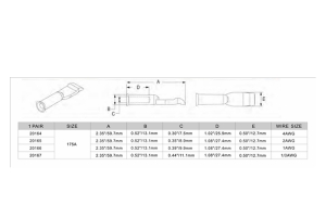 Bulldog Winch Quick Connect Set, 350A