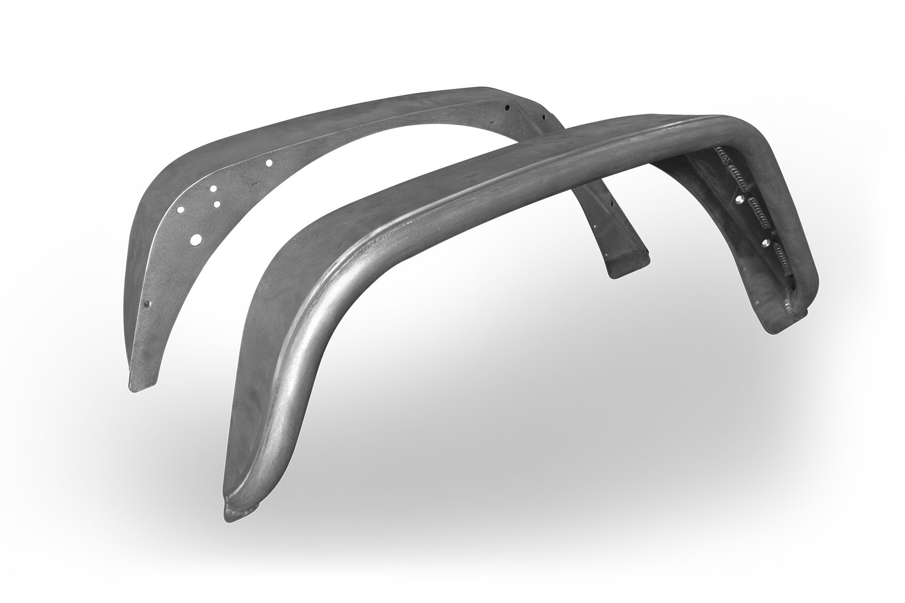 Poison Spyder Extra Wide Rear Crusher Flares Steel Bare - JK