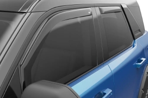 EGR USA In-Channel Window Visors, Front and Rear Set, Matte Black - Bronco Sport 2021+