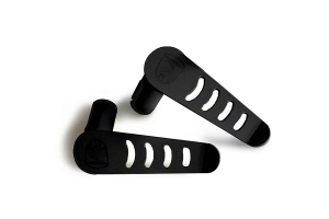 Steinjager Stationary Foot Pegs - Black - JK 