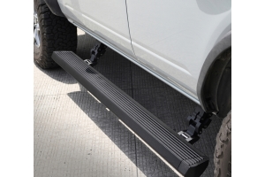 Go Rhino E1 Electric Running Board Kit w/ Brackets - Bedliner Coating - JT