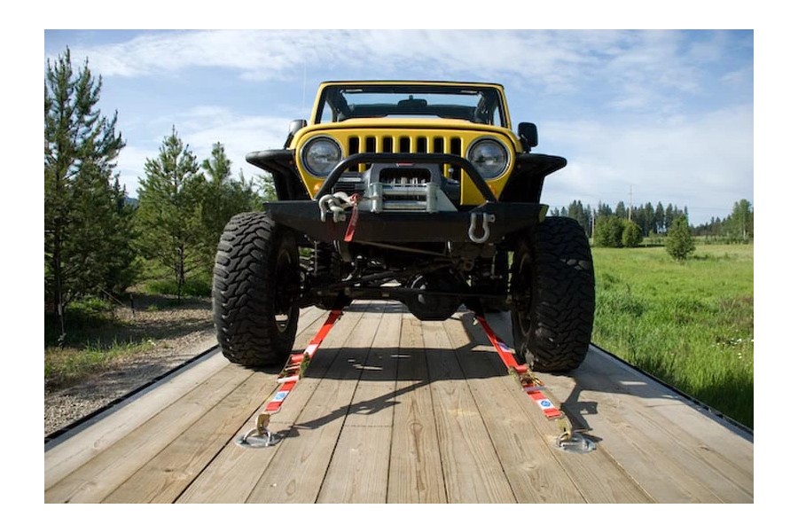 Mac's Combination Axle Strap 2in x 8ft Black