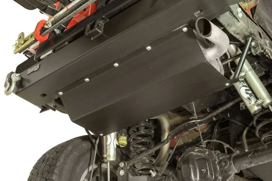 Rock Hard 4x4 Muffler Skid Plate - JK