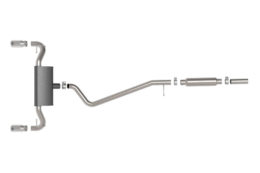 AFE Power Vulcan Series 2-1/2 IN 304 Stainless Steel Cat-Back Exhaust System w/Polished Tip - Bronco Sport 2021+