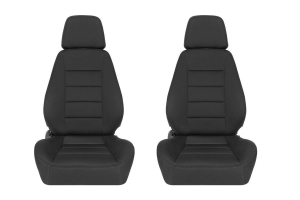 Corbeau Sport Black Neoprene Seat Pair
