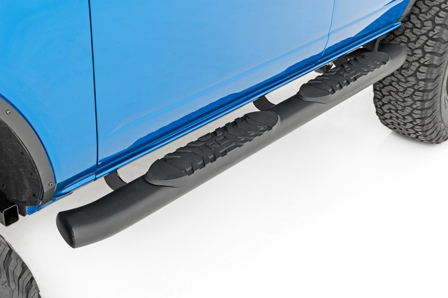 Rough Country Oval Nerf Step Bars - Bronco 4dr 2021+