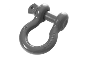 Overland Vehicle Systems Recovery Shackle 3/4in 4.75 Ton, Grey - Pair