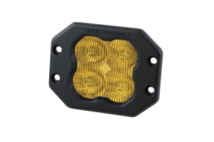 Diode Dynamics SS3 Pro Flush Mount LED Pod, ABL Yellow - SAE Fog