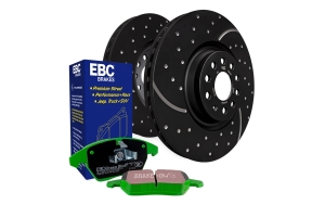 EBC Brakes Stage3 Greenstuff 6000 Front Brake Kit  - JK 2012+ 3.6L