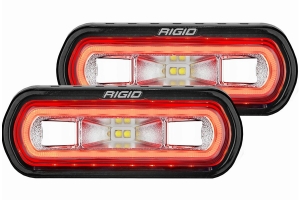 Rigid Industries SR-L Series Off-Road Spreader Lights, Red Halo - Pair 