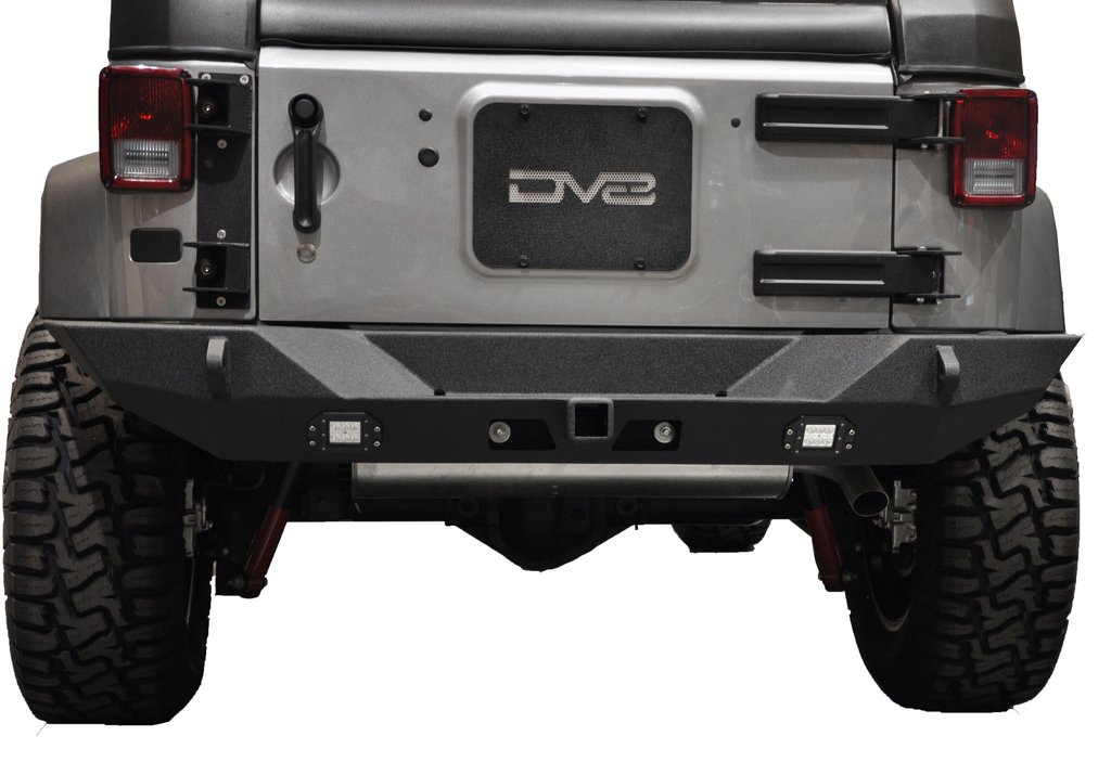 DV8 Offroad RS-10 Rear Bumper (Optional TC-6 Tire Carrier)  - JK