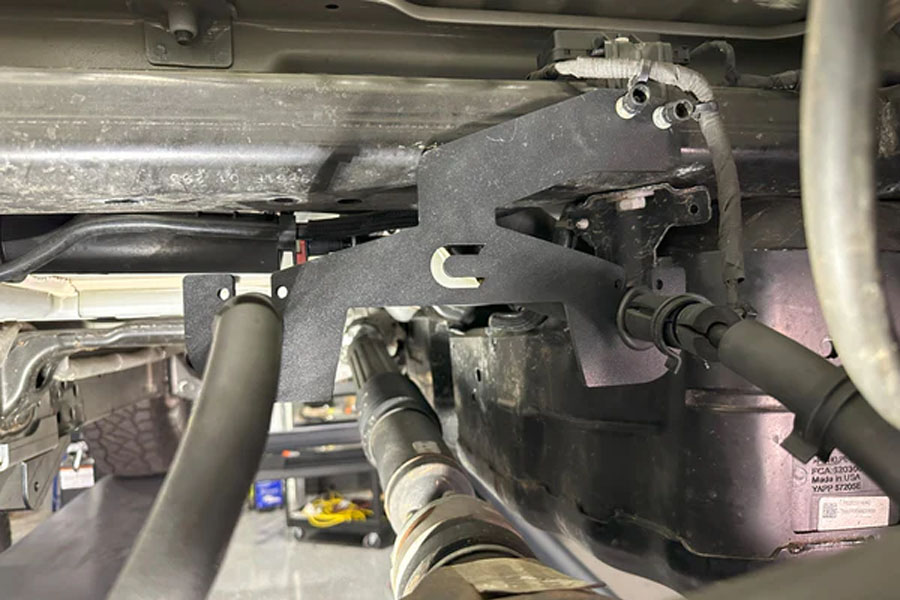 Clayton Off Road Parking Brake Cable Relocation Bracket - JL