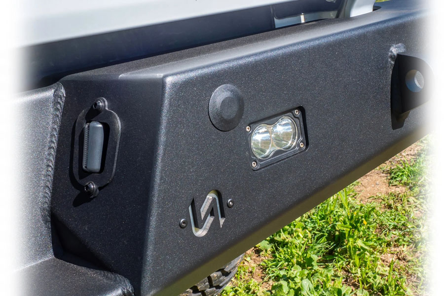 Turn Offroad Rear Bumper w/ Frame Mounted Rock Slider Wings - JT
