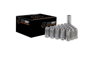 West Coast 6 Lug 1/2x20 Closed Lug Nuts, Chrome 24 pieces - JK/TJ/XJ/YJ