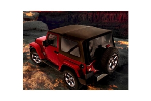 Mopar Sailcloth Tinted Window Kit - Black Diamond - 2011+ JK 4dr