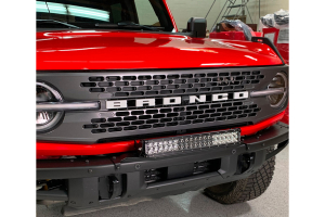 Grimm Offroad Steel Front Bumper Light Bridge  - Bronco 2021+