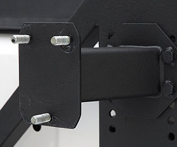 Smittybilt XRC Rear Bumper w/Tire Carrier and Hitch Black - JK