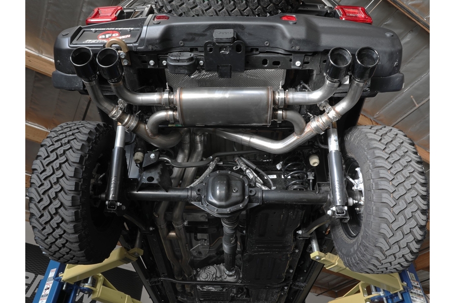 aFe Power Vulcan Series 2.5in-3in Cat-Back Exhaust System - Polished - JL 392