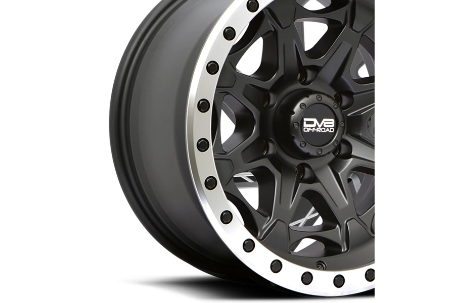 DV8 Offroad 886 Series Wheel, 17x9 5x5 - Matte Black  - JT/JL/JK
