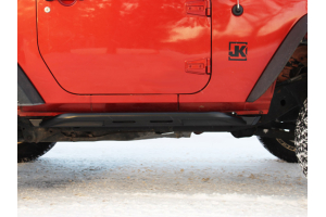 JCR Offroad Classic Rock Sliders Black - JK