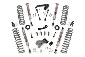 Rough Country 4-inch Suspension Lift System w/Performance 2.2 Shocks - JK 2DR