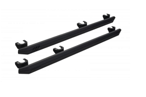 Rampage Rock Rail Nerf Bars, Black - JL 4Dr