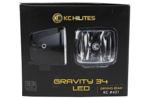 KC HiLiTES Gravity G34 LED Lights- Driving 