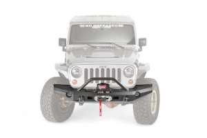 Warn Elite Series Full Width Front Bumper w/Bull Bar - JK