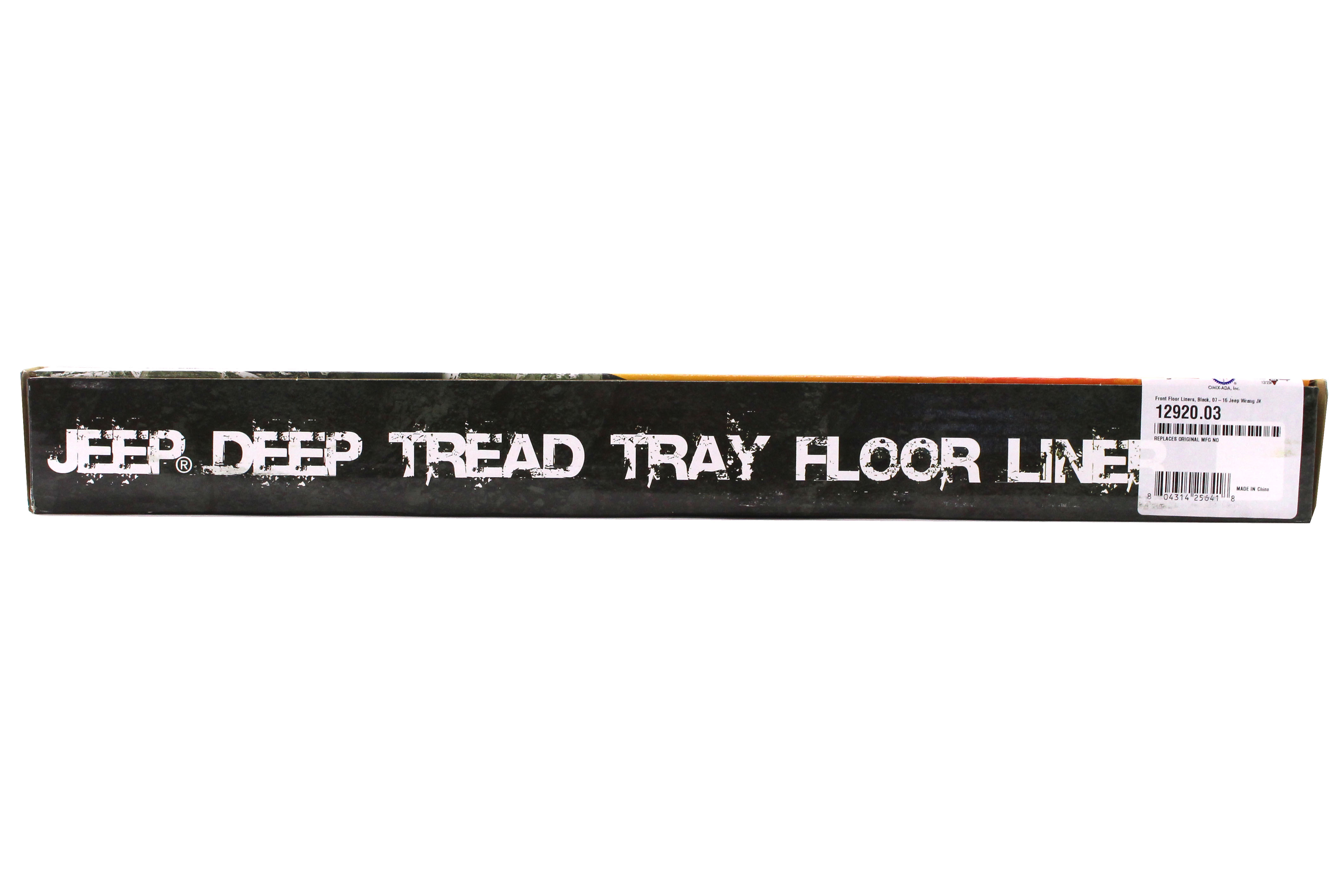 Rugged Ridge Front Floor Liners Black - JK