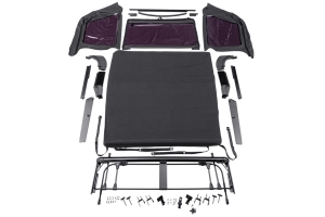 Rugged Ridge Voyager Frameless Soft Top - Black Diamond - TJ