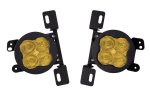 Diode Dynamics SS3 Pro Type MR Fog Light Kit, ABL Yellow - SAE Fog - JT/JL/JK