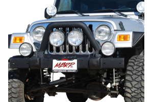 MBRP Front Light Bar/Grill Guard System Black Coated - TJ/LJ