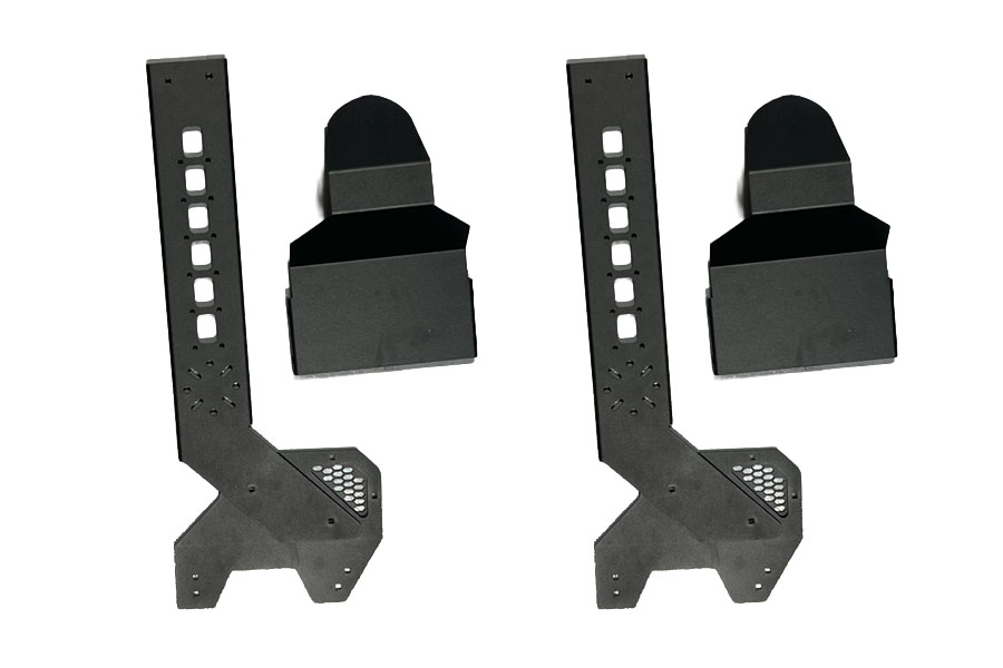 Jeep JT Rock Slide Engineering Overland Rack Rear Quarter Side Rails ...